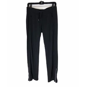 Athleta zipper ankle black pants